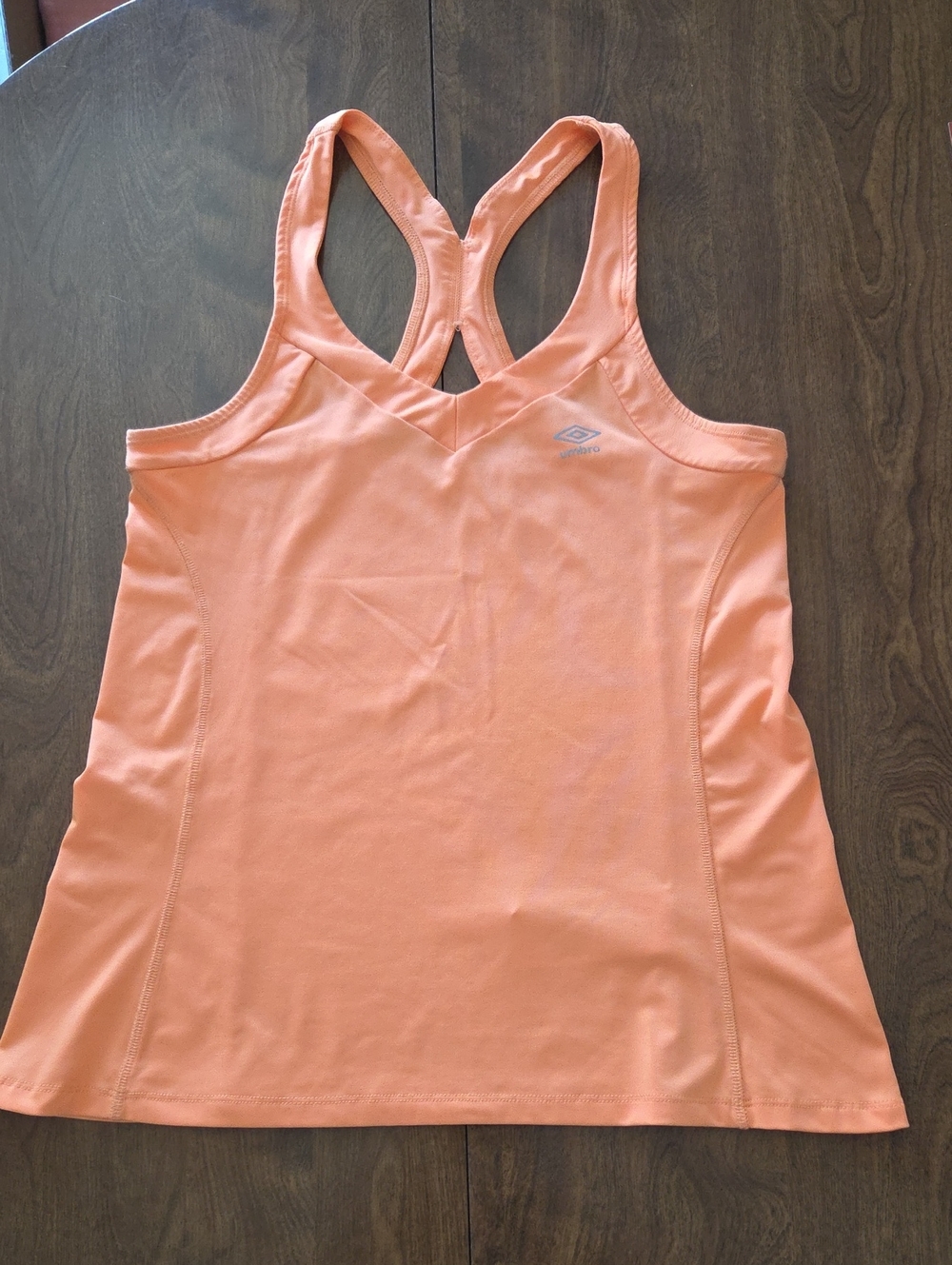 Umbro Women's Peach Racerback Tank Top Size L
